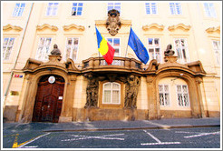 Romanian Embassy, Nerudova, Mal?trana.
