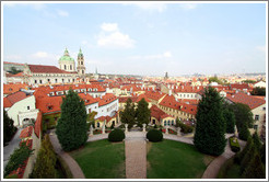 View over Mal?trana from Vrtba Garden (Vrtbovsk?ahrada).