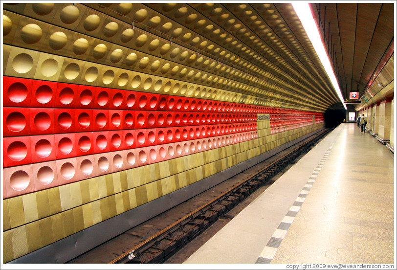 station, Prague Metro.