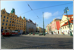 Republic Square (N?#283;st?epubliky), with tram, Nov?&#283;sto.