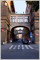 Covered walkways across Nek?nka at Na P&#345;?p&#283;, Nov?&#283;sto.