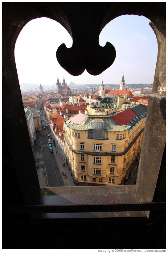 View to the west from the Powder Tower (Pra?n?r?).