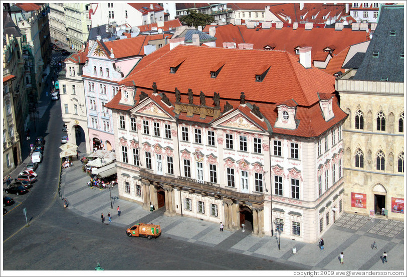 National Gallery (N?dn?alerie), viewed from Old Town Hall (Starom&#283;stsk?adnice), Star?&#283;sto.