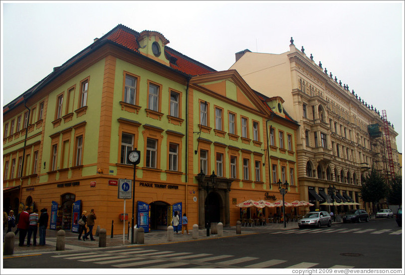 Orange and yellow building, Ryt?345;sk?Star?&#283;sto.