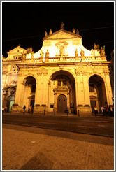 Church of St. Savior (Kostel svat? Salv?ra) at night, Star?&#283;sto.