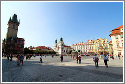 Starom&#283;stsk??#283;st?Old Town Square), with Old Town Hall (Starom&#283;stsk?adnice) on the left, Star?&#283;sto.