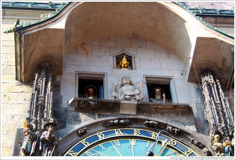 Apostles, Prague Astronomical Clock (Pra?sk? orloj), Old Town Hall (Starom&#283;stsk?adnice), Star?&#283;sto.