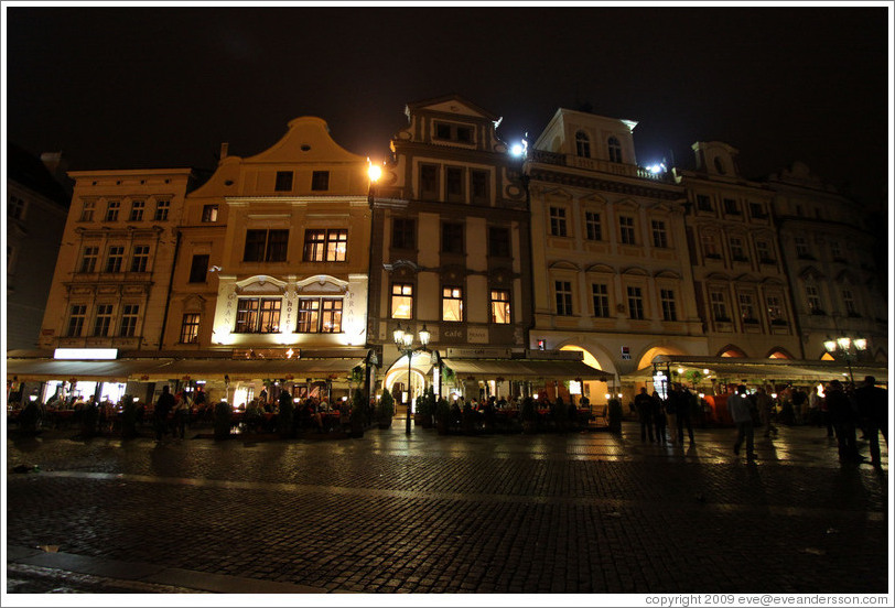 Starom&#283;stsk??#283;st?Old Town Square) at night, Star?&#283;sto.