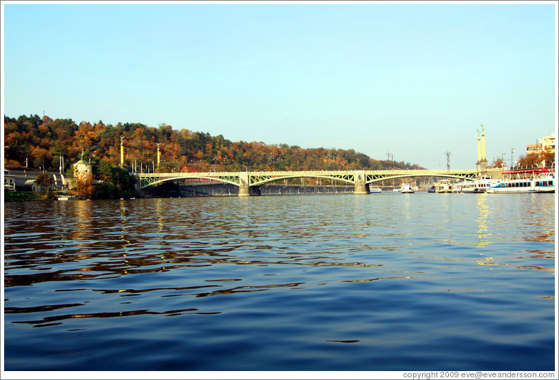 Czech's Bridge (&#268;ech&#367;v most) over the Vltava River.