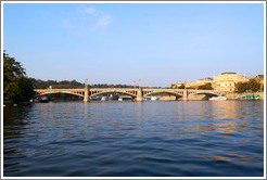 Manesuv Bridge (Manesuv most) over the Vltava River.