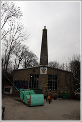 Building with the 3 dots symbolizing Christiania.