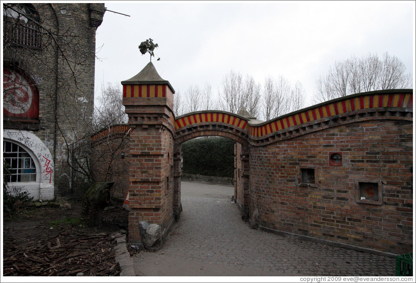 Southeast entrance to Christiania.