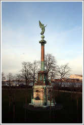 Angel statue near Kastellet.
