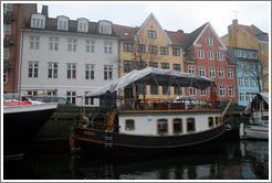 Christianshavns canal, with houseboat.