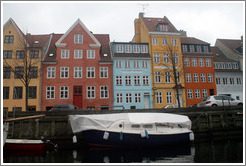 Christianshavns canal, with houseboat.