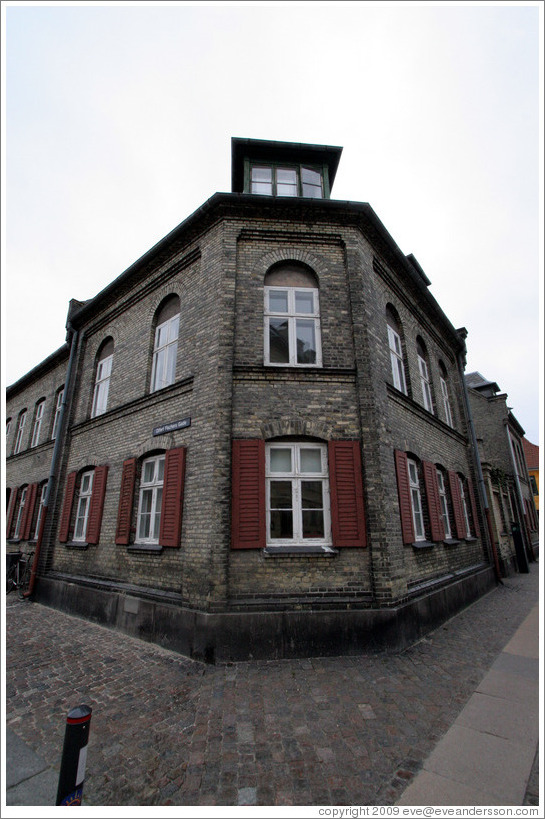 Stone house.  Olfert Fischers Gade, Nyboder district, city centre.