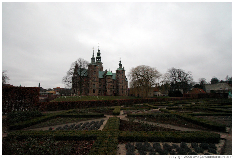 Rosenborg Castle and adjacent garden.