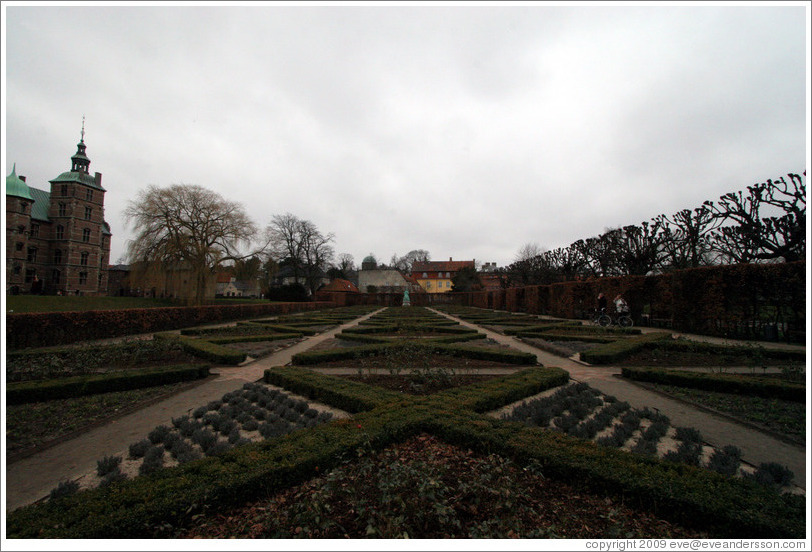 Garden adjacent to Rosenborg Castle.