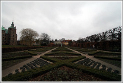 Garden adjacent to Rosenborg Castle.