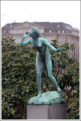 Ekko, a statue by Aksel Hansen.  Kongens Have (King's Gardens).
