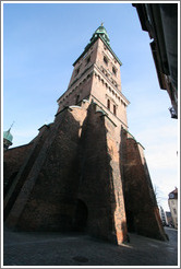 Kunsthallen Nikolaj, formerly a 13th century church; now a cultural centre.  Nikolaj Plads, city centre.