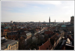 View to the southwest from Rundetaarn (The Round Tower).