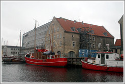 Houseboats.  Port of Copenhagen.
