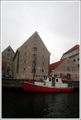 Houseboat.  Port of Copenhagen.