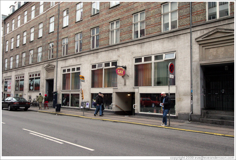 Copenhagen Gay Center.  Istedgade.  Vesterbro district.