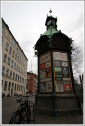 Old advertisement posters.  Absalonsgade.  Vesterbro district.