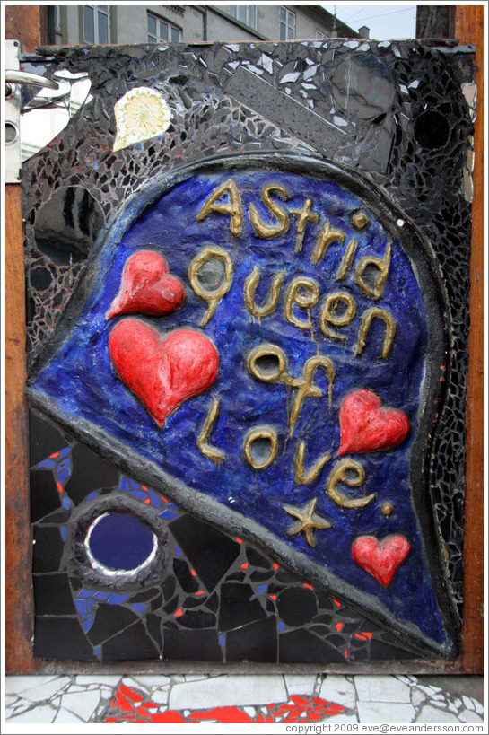 Astrid Queen of Love, on an establishment on Oehlenschl?rgade.  Vesterbro district.