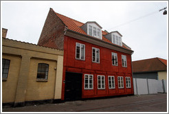 Red house on Fiolgade.  Helsing?r.