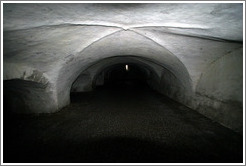 Casemates (underground rooms and tunnels).  Kronborg Castle.  Helsing?r.