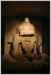 Statue of Holger Danske (Holger the Dane).  Casemates (underground rooms and tunnels).  Kronborg Castle.  Helsing?r.