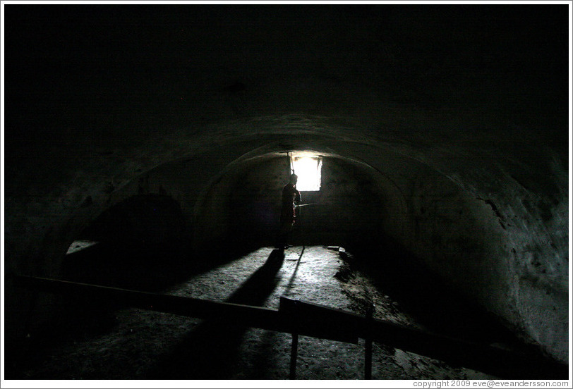 Casemates (underground rooms and tunnels).  Kronborg Castle.  Helsing?r.