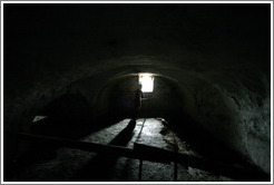 Casemates (underground rooms and tunnels).  Kronborg Castle.  Helsing?r.