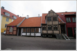 Houses on Sankt Olai Gade.  Helsing?r.