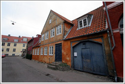 Houses on Sankt Olai Gade.  Helsing?r.