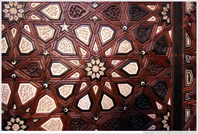 Hanging Church (El Muallaqa).  Pattern made with ivory.