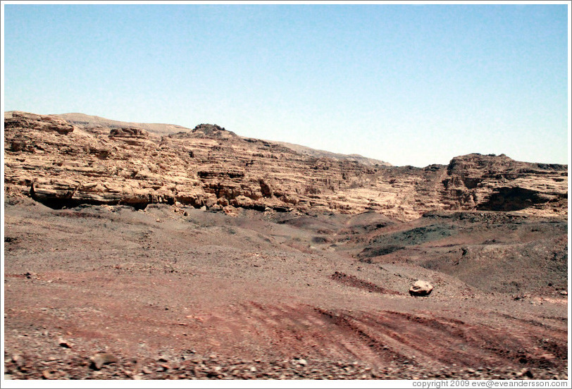 Sinai Desert (red).