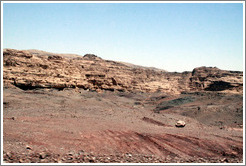 Sinai Desert (red).