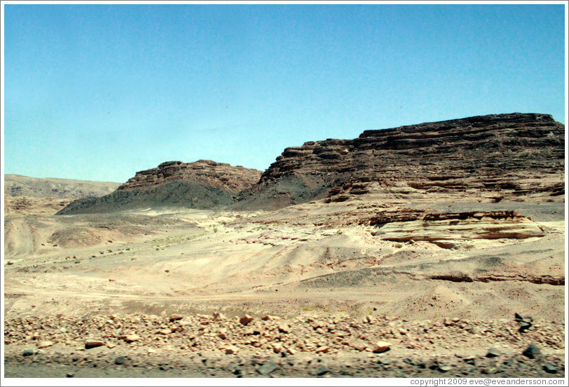 Sinai Desert (grey, black, brown, and beige).