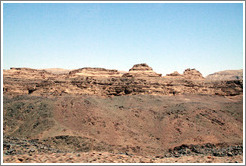 Sinai Desert (red).