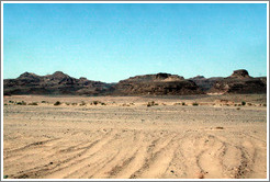 Sinai Desert (pink and brown).