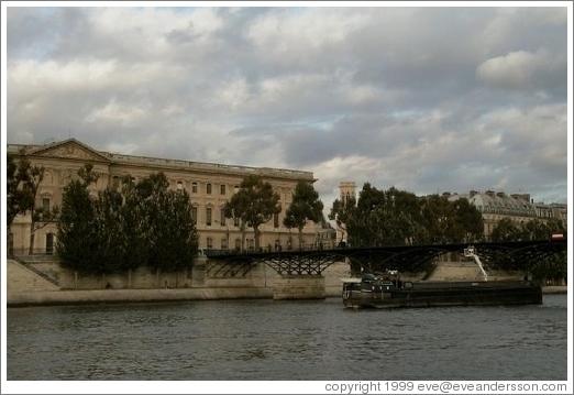 View of Paris from the Seine River.