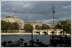 View of Paris from the Seine River.