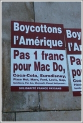 Sign on the wall of the Intitut de France.