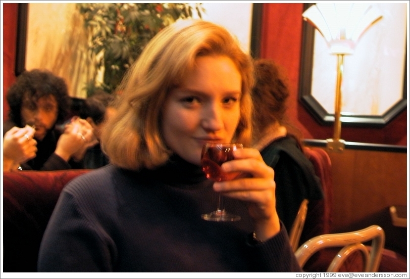 Eve at L'Odessa Cafe.