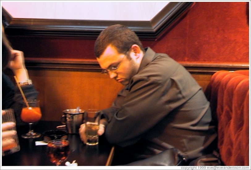Rolf at L'Odessa Cafe.