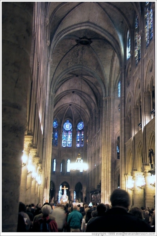 Notre Dame interior.